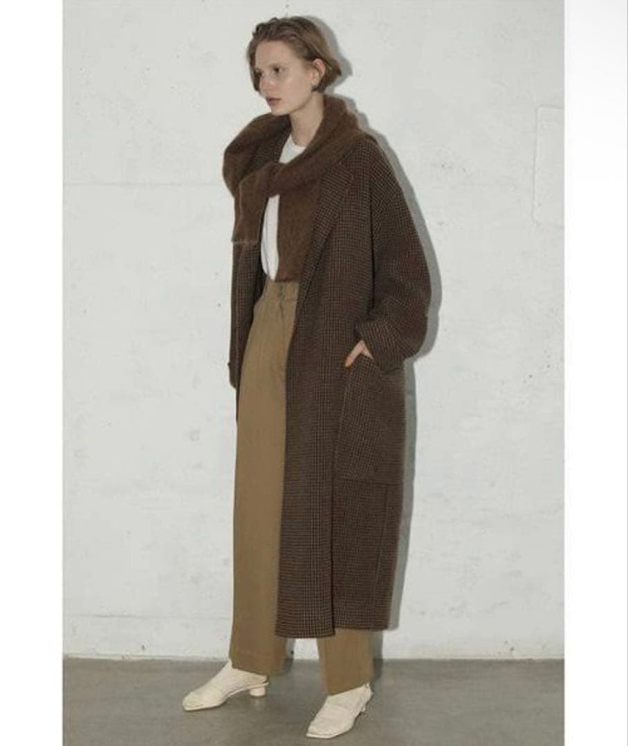 TODAYFUL Over Check Coat 36