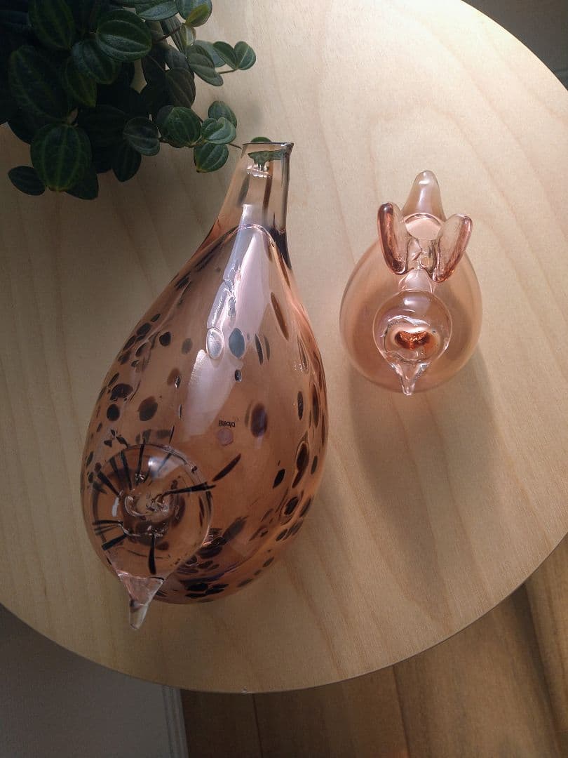 イッタラbird by oiva toikkaマザー＆ベビーサーモンピンク