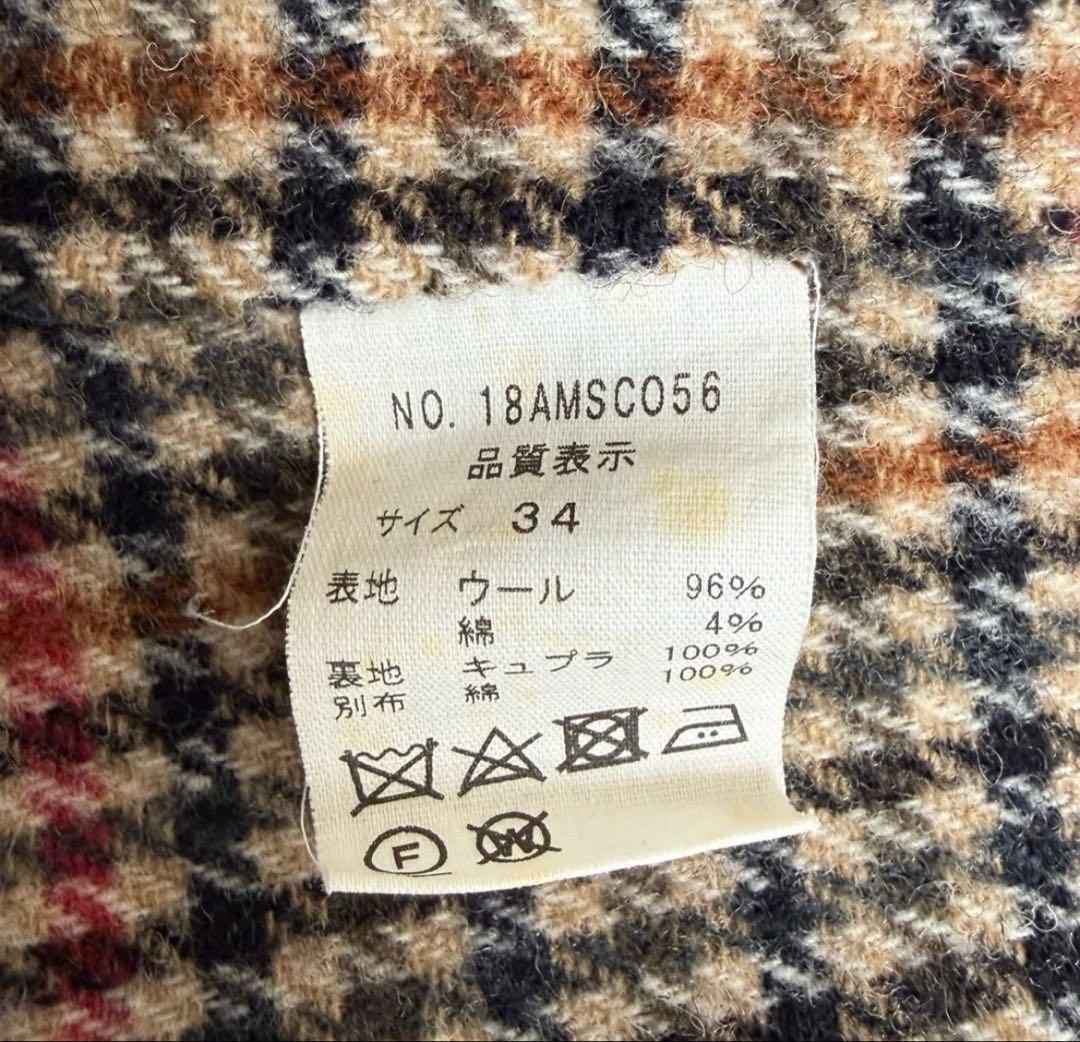 美品格安シンゾーン バルマカーンコート 34 クラブチェック - メルカリ