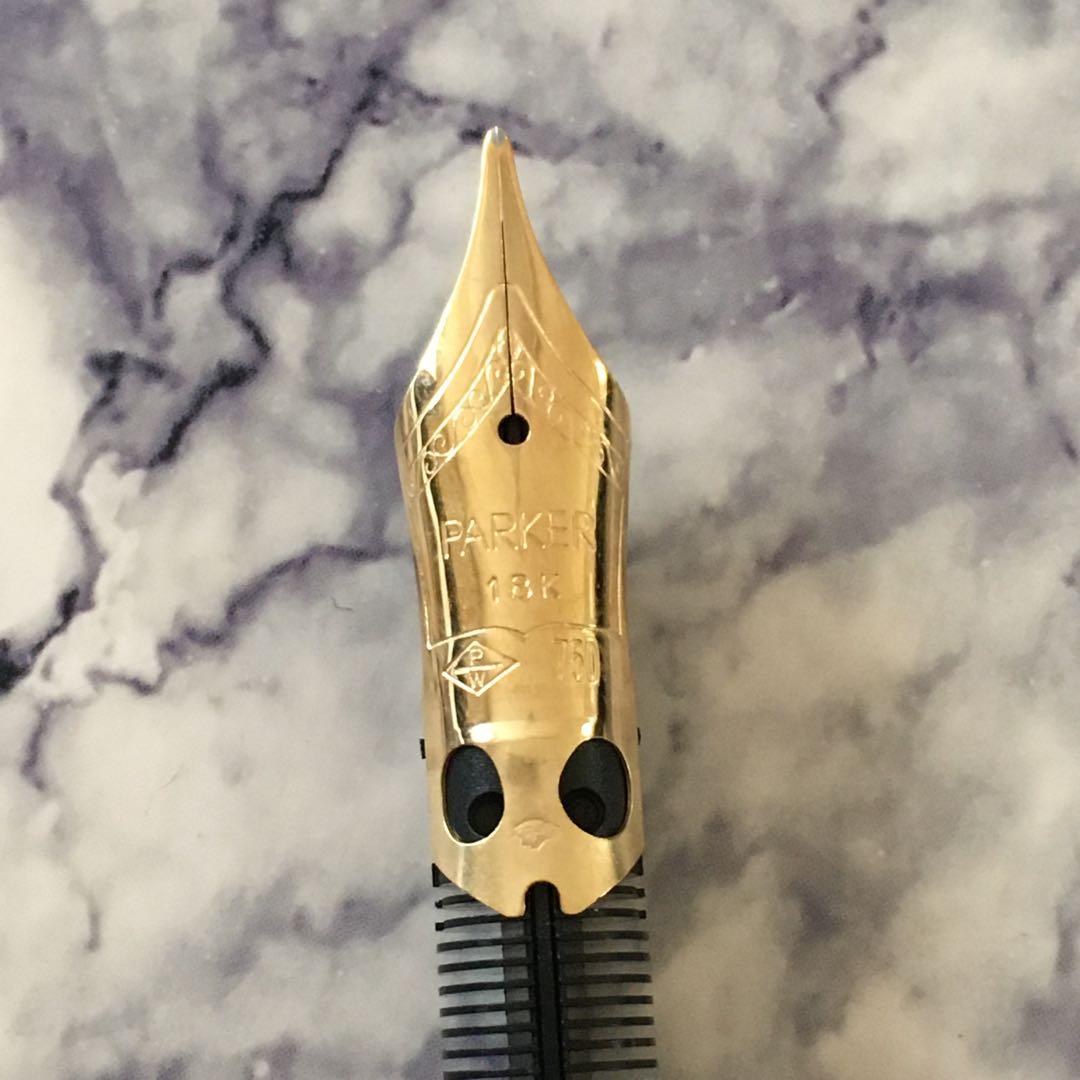 0173 オーバーホール済み 万年筆 PARKER パーカー 18k 0173