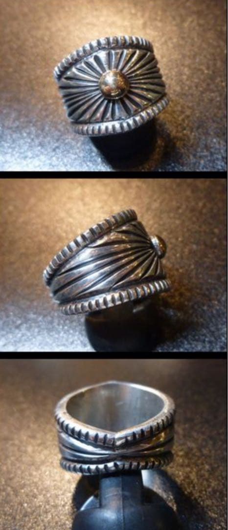 最終値下げ ハリソンジム ナバホ族 リング 指輪 22号 14kモデル