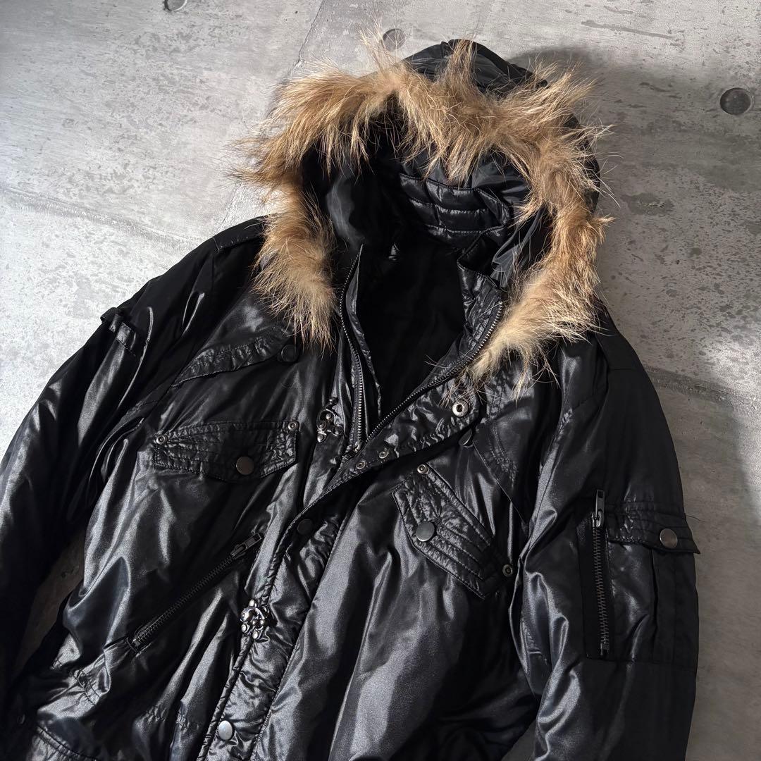 00s archive far down fire man jacket y2k - メルカリ