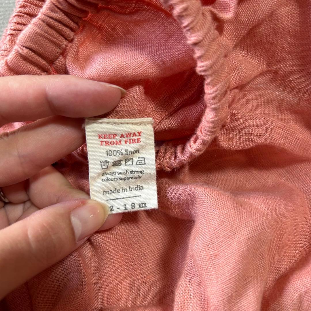 Apolina アポリナ　 セットアップ　リネンチュニック 12-18m 80