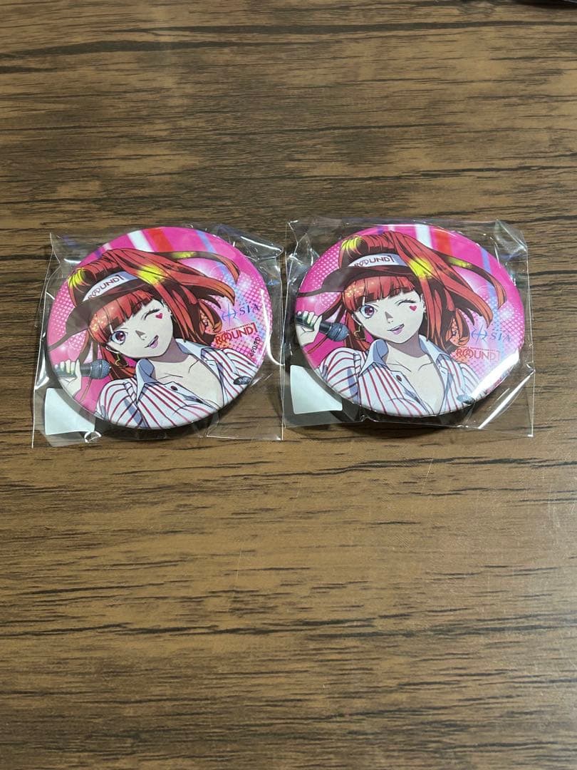 グノーシア ラウンドワン コラボ カプセルトイ 缶バッジ 2個セット