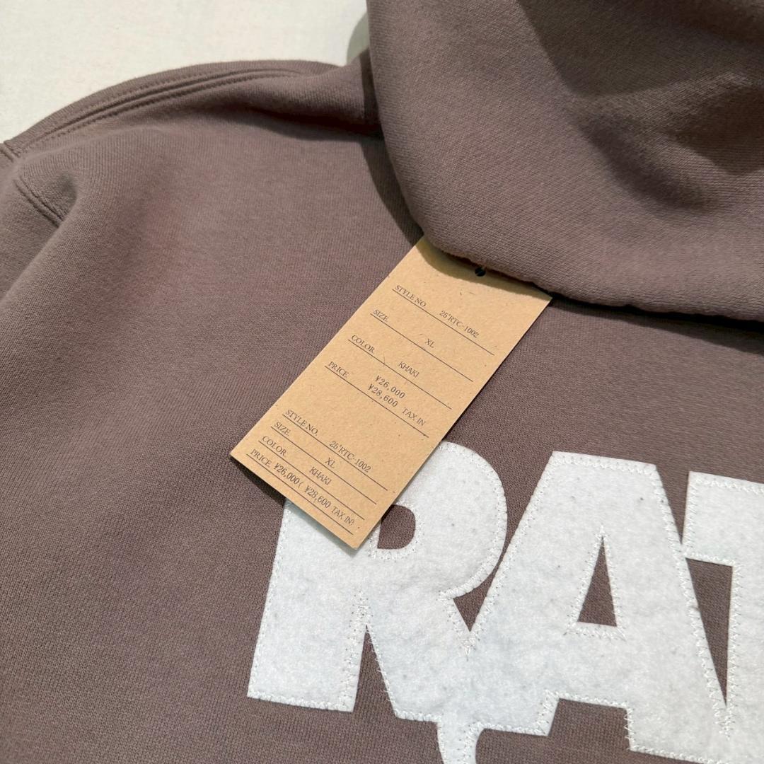 25aw 新品 RATS ラッツ BOX LOGO HOODIE XL