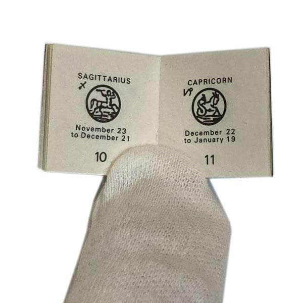 凸版印刷 2mm×2mmの本 豆本 マイクロブック トッパン 星占い