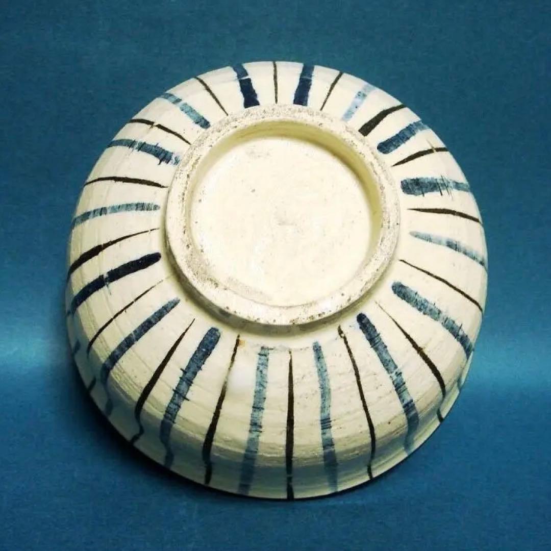 217『呉須 麦わら 茶碗』/骨董品 古美術 古道具 アンティーク