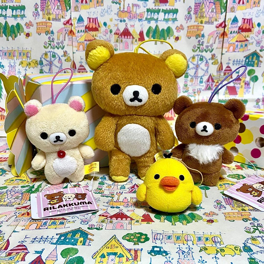 リラックマ まとめ売り23 ゴムひも付きマスコット マグカップ かばん 文具他