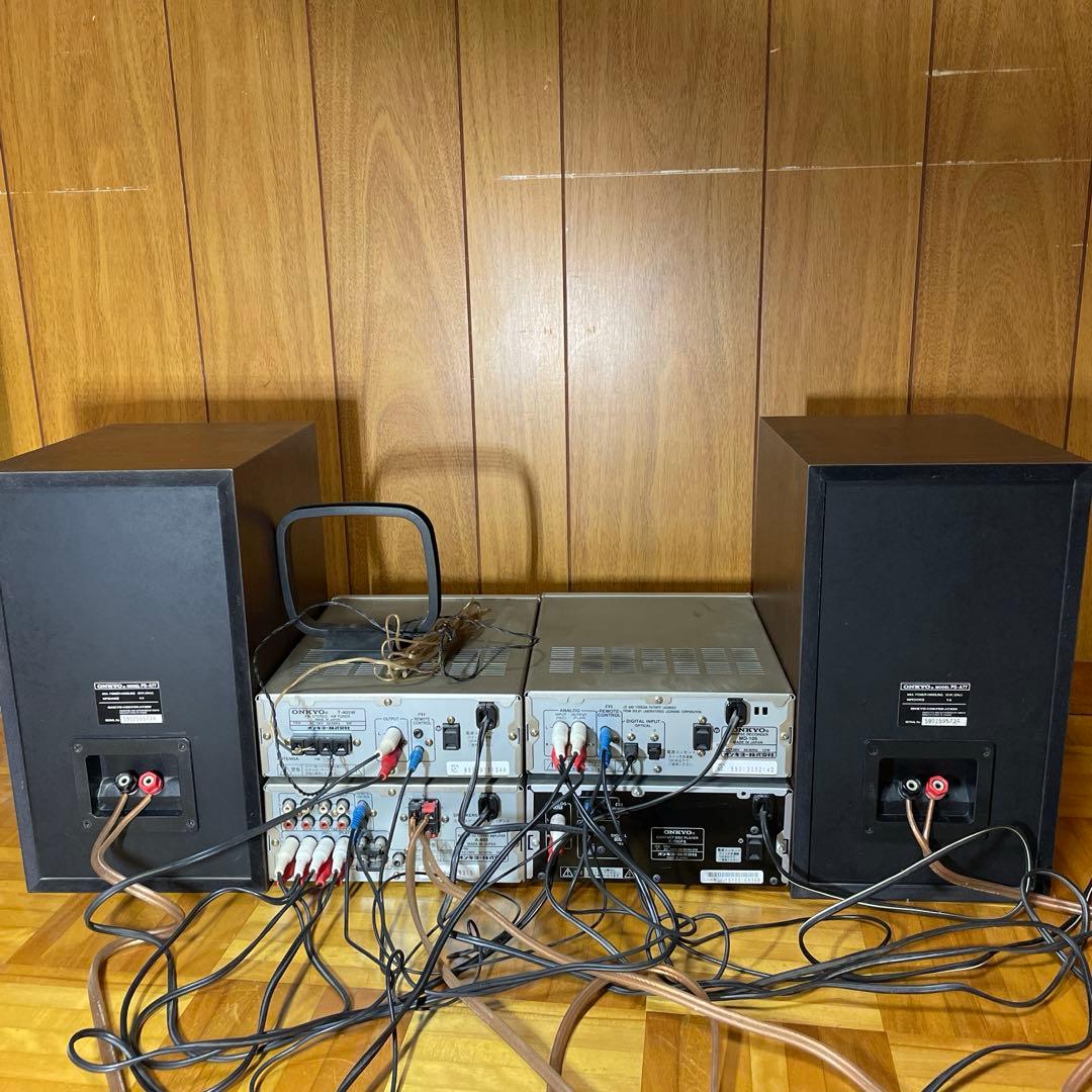 ONKYO コンポA-905 T-405W MD-105 C-705FX オーディオ機器
