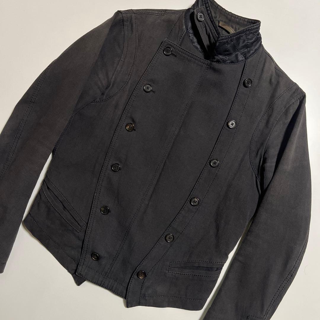 ANN DEMEULEMEESTER ナポレオンジャケット ブラック XXS