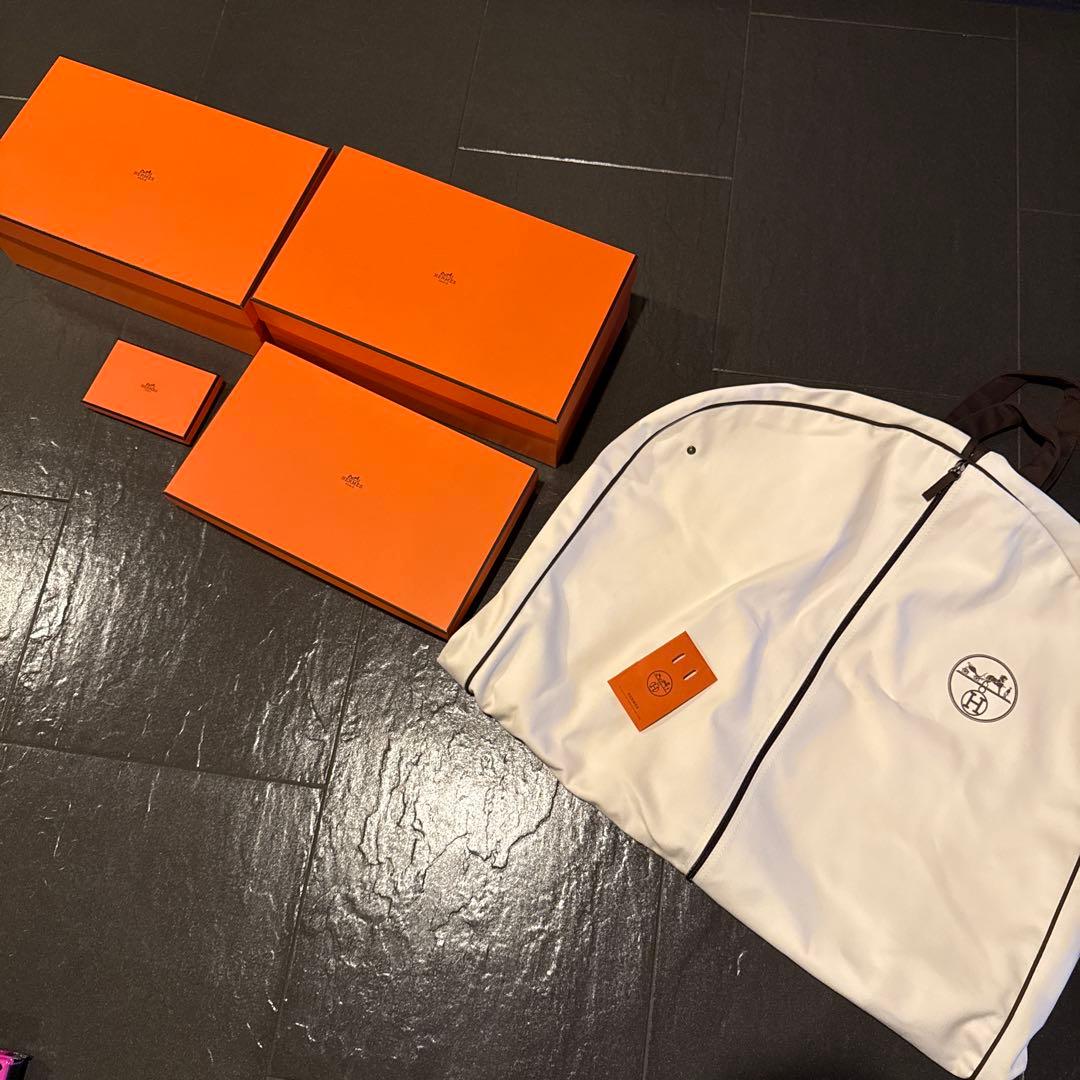 美品エルメス 空箱&保存袋&オーガメントセックローズドイベント限定空