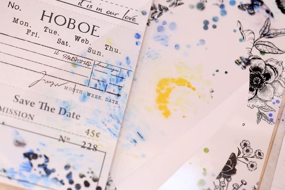 小白家文創《大艺术家》海外マスキングテープ　マステ 【2524】