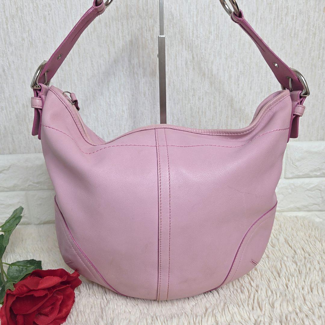お値下げCOACH コーチ ワンショルダーバッグ　トートバッグ　ピンクY2K