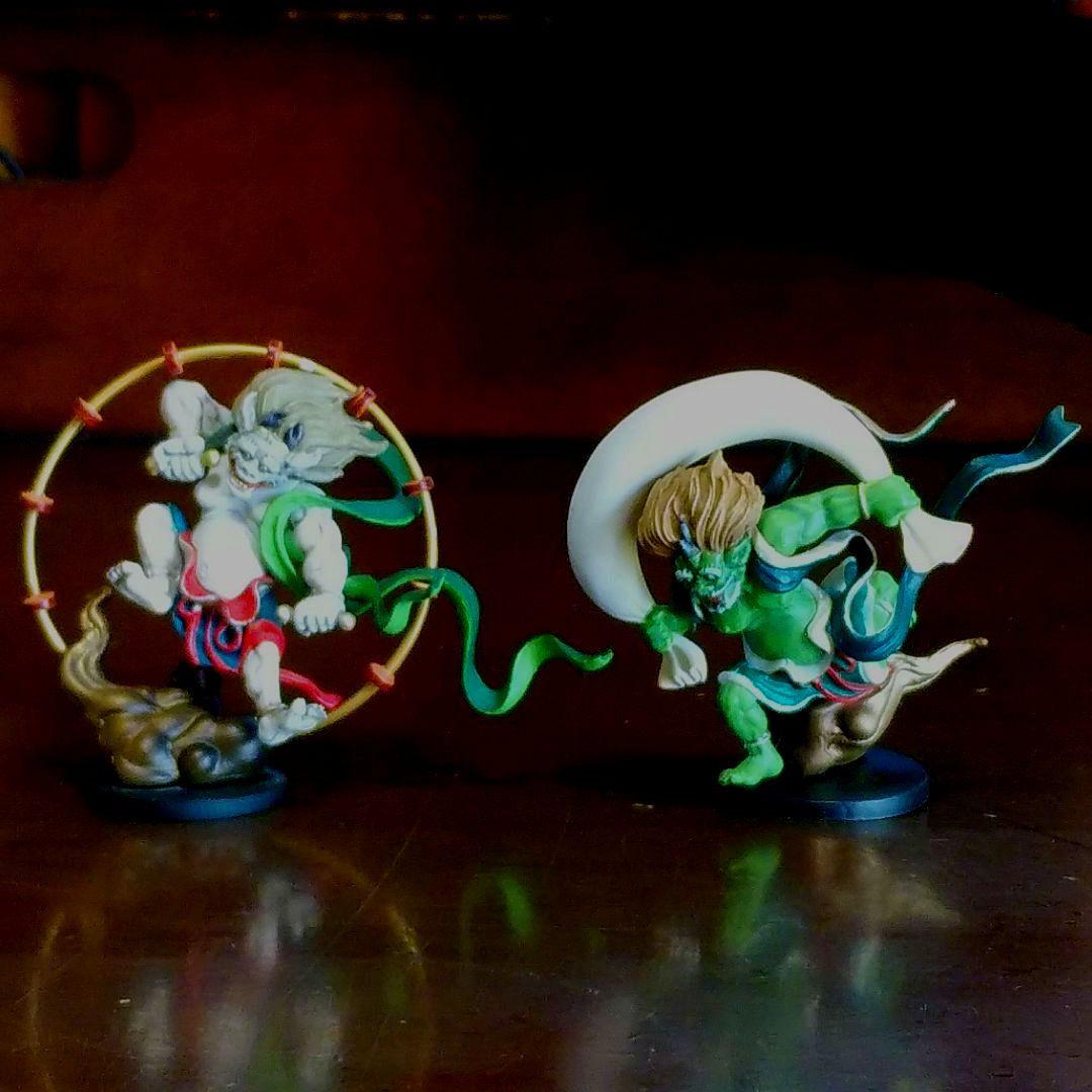 海洋堂のミニＱ 005「風神・雷神」