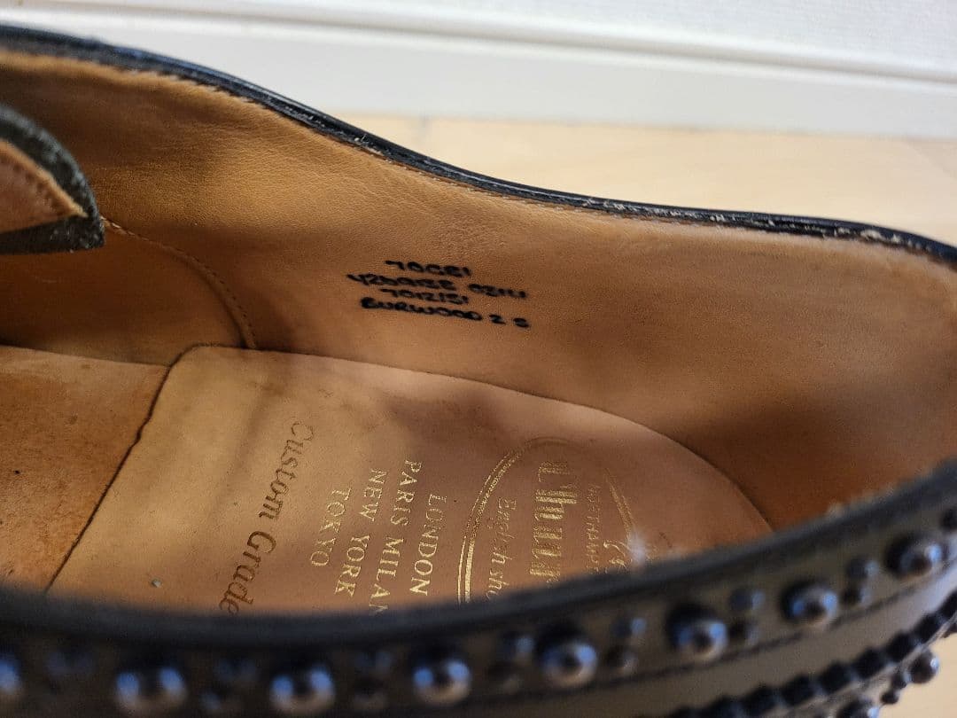 Church’s チャーチ BURWOOD スタッズ サイズ7G