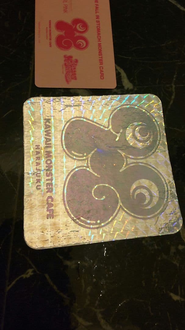 非売品 カワイイモンスターカフェ原宿 紙コースタ プラスチックカード ２０１５年