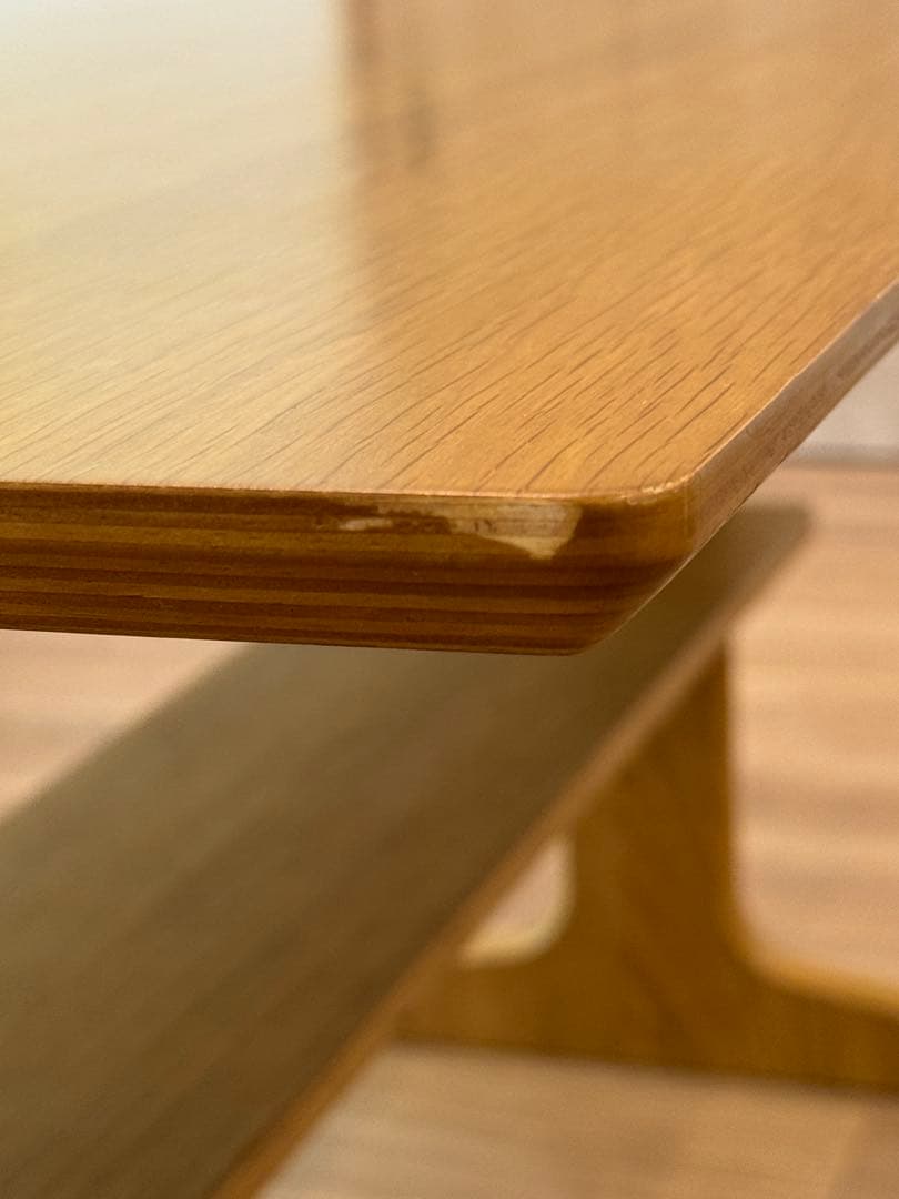 無印良品 リビングでもダイニングでもつかえるテーブル・ベンチ