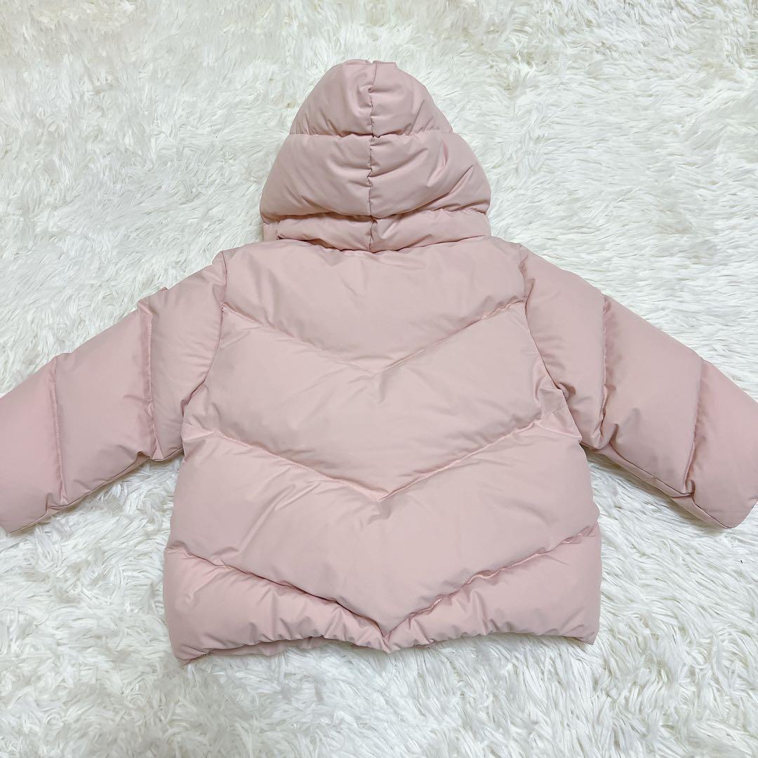 ボンポワン　ピンク　ダウンコート　18m フード付き　冬　80 ダウンジャケット