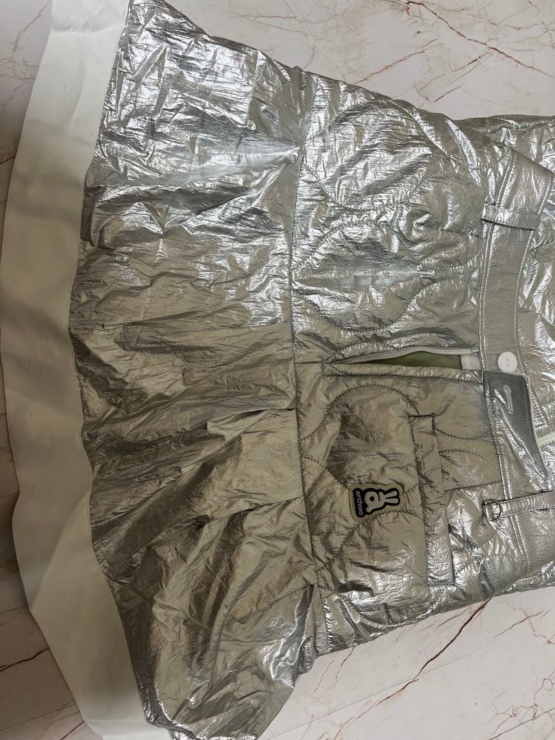 シルバー フード付きベスト ゴルフウェア アルチビオS