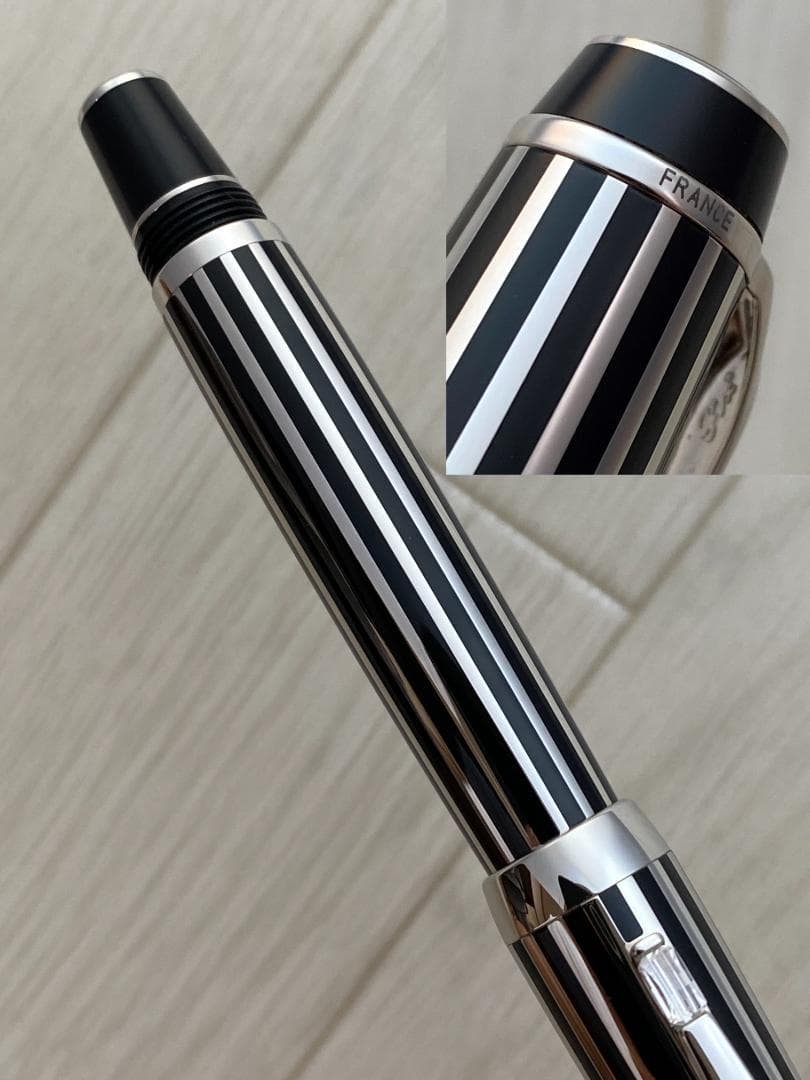 超美品 希少 モンブラン ボエム プラチナプレート クリスタル ローラー