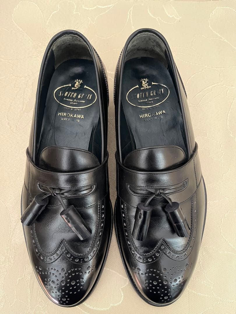 スコッチグレイン　タッセル　黒 26EEE