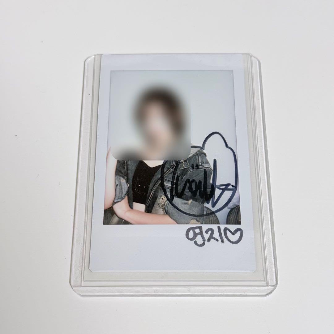 tripleS YeonJi ヨンジ サイン ポラロイド チェキ ポラ VV - メルカリ