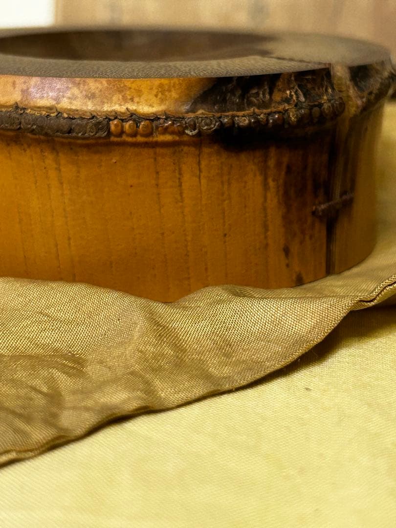 処分 松尾流五代目 松尾 不俊斎在判 竹大蓋置 茶道具 - メルカリ