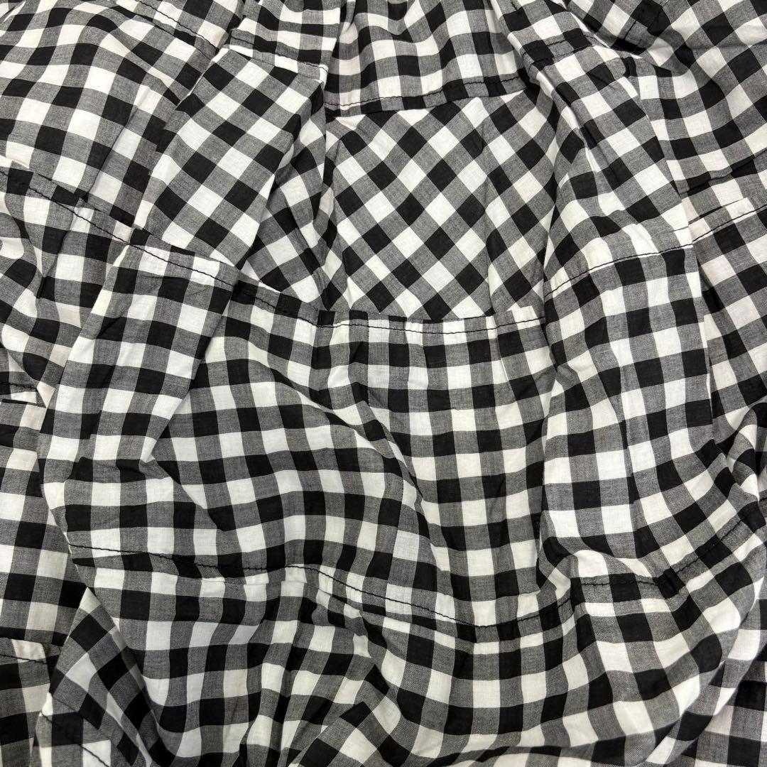 トリココムデギャルソン サルエルパンツ ギンガムチェック フリーサイズ