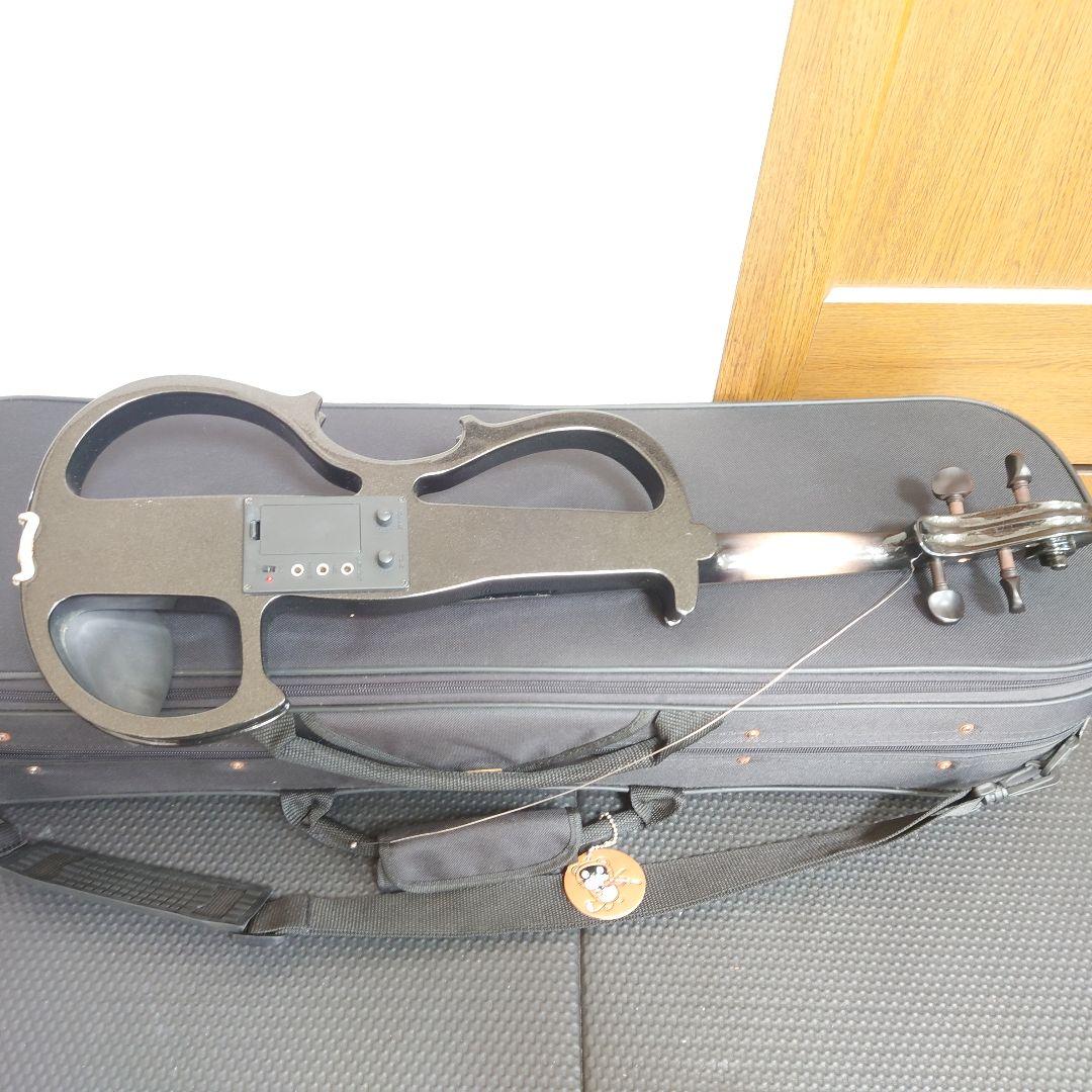 【匿名配送】 Valente EVN-27 エレキバイオリン ブラック