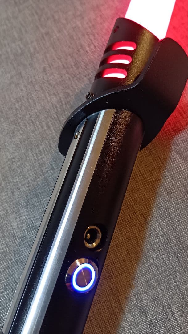 合金製ライトセーバー ダース・モール仕様 SWギミック 振動 音光 usb