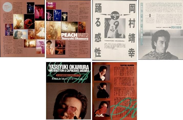 岡村靖幸 雑誌 切り抜き 250P ◇貴重！インディーズ～／ほぼページ欠けなし