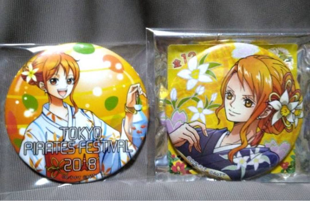 ONE PIECE ナミ 缶バッジ