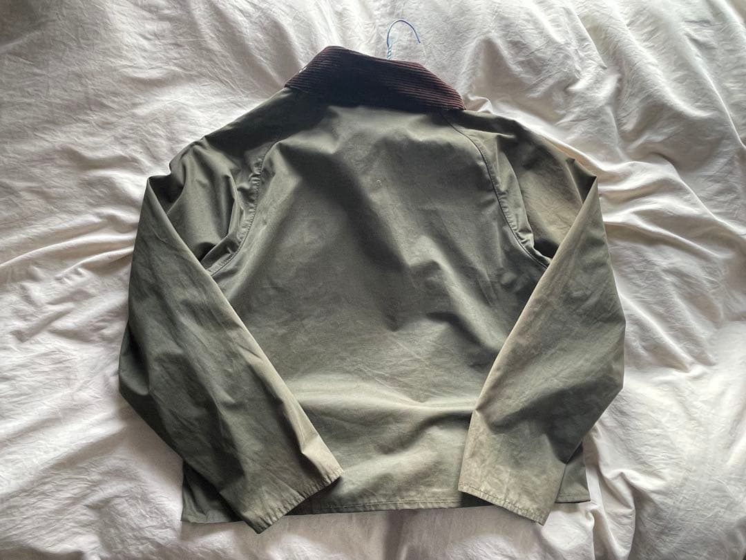 Barbour オリーブグリーン スペイ 短丈