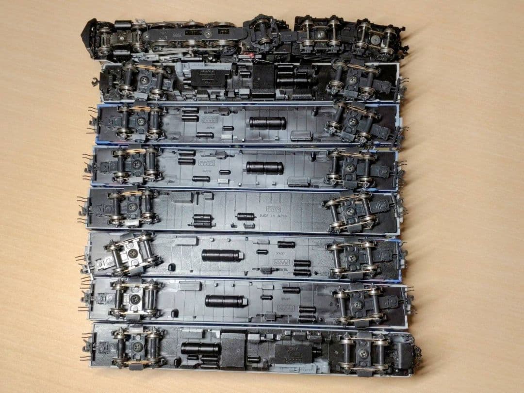 KATO Nゲージ ばんえつ物語号 青客車7両 C57-180号機 ジャンク品