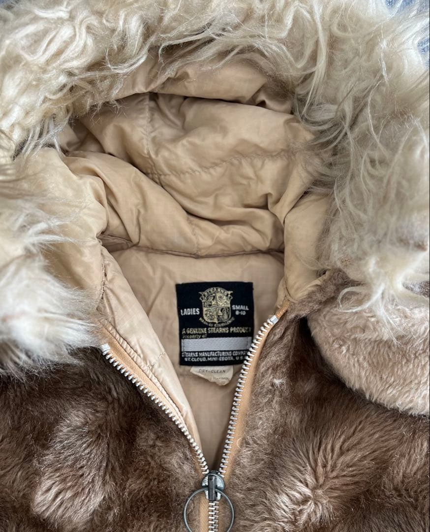 【希少】70s USA製 STEARNS エスキモーフーディーダウンコート