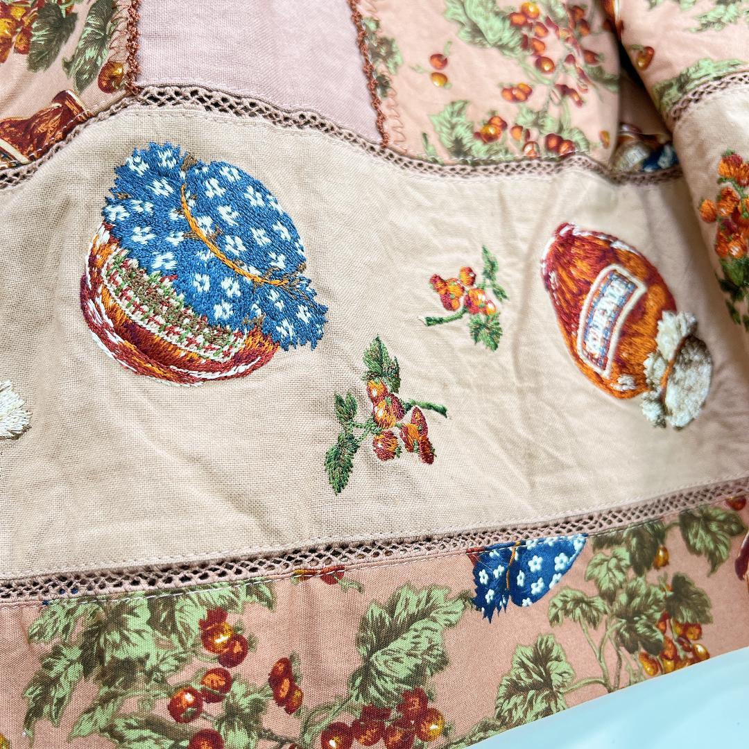 PINK HOUSE ピンクハウス 瓶ジャム フレア ロングスカート ピンク