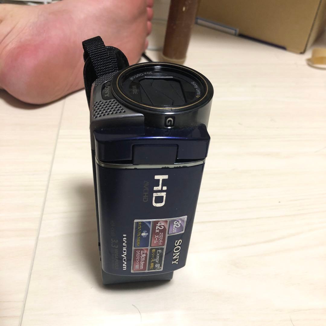 SONY HDR-CX180 ハンディカム ビデオカメラ 　ブルー