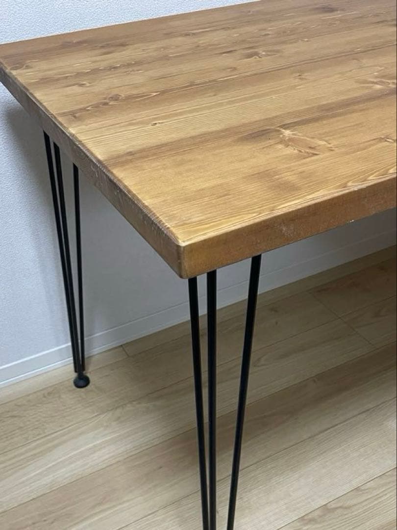 LOWYA(ロウヤ)　ヴィンテージ　ダイニングテーブル　天然木　120