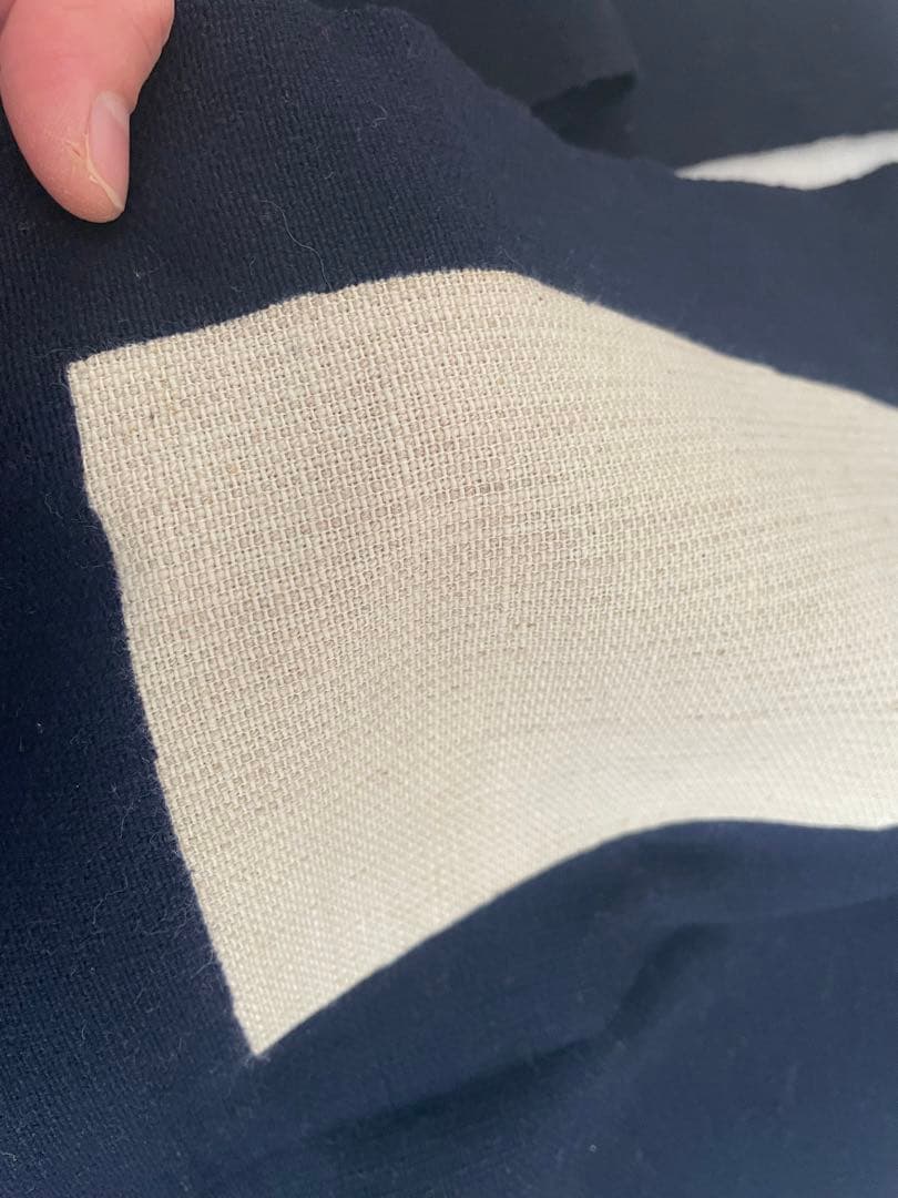 光原社 のれん 民藝品 工芸品 暖簾 型染 藍色 こけし - メルカリ