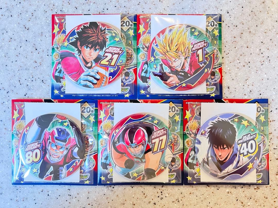 全種類】アイシールド21 コレクション缶バッジ ジャンプショップ