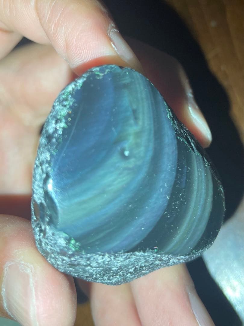 研磨品 十勝石玲瓏 複合色レインボーオブシディアン - その他ブランド