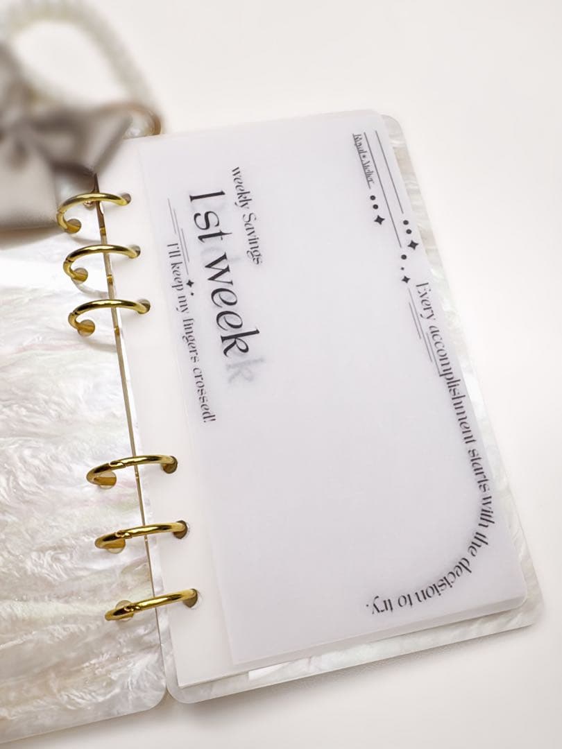 A6リフィル♡1st week savingリフィル♡オーダーページ⚠️1750円 A6