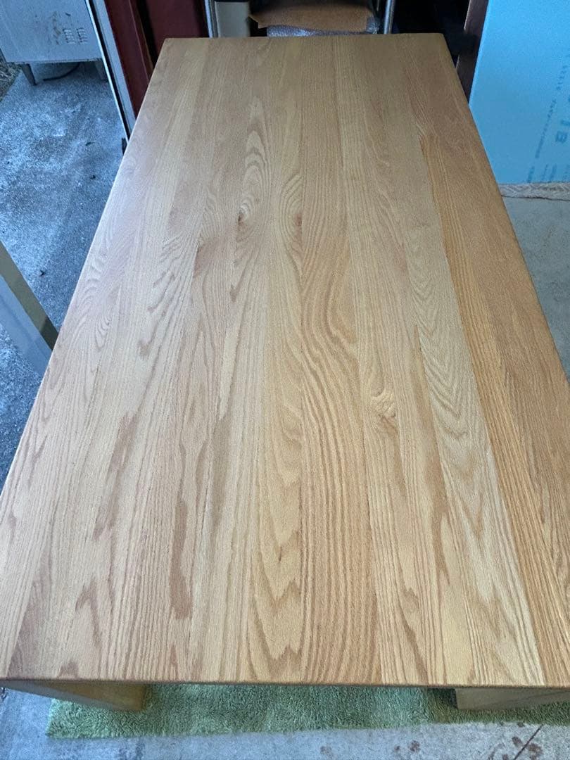 ☆山口県下松市よりダイニングテーブル 天然木 ナフコ 幅180 奥90 高71