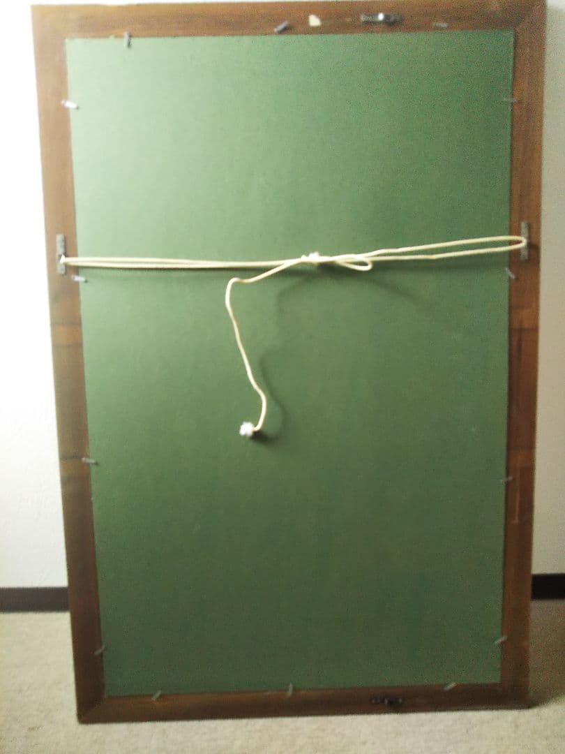 佐藤勝彦 菩薩【信遊悠 】仏 仏画 墨彩画 印有 額サイズ107x73cm 真