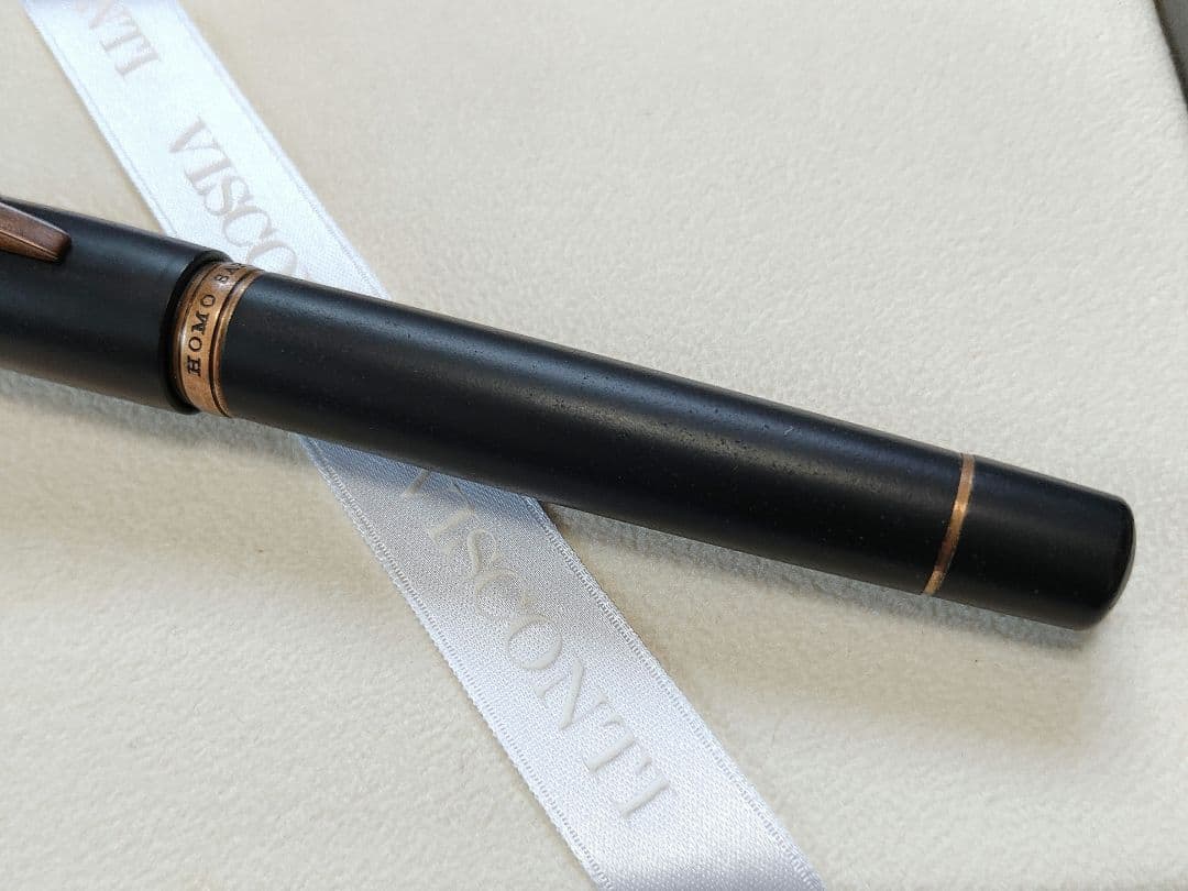 パラジウムニブVISCONTI ホモサピエンス オーバーサイズ ブロンズ 万年筆