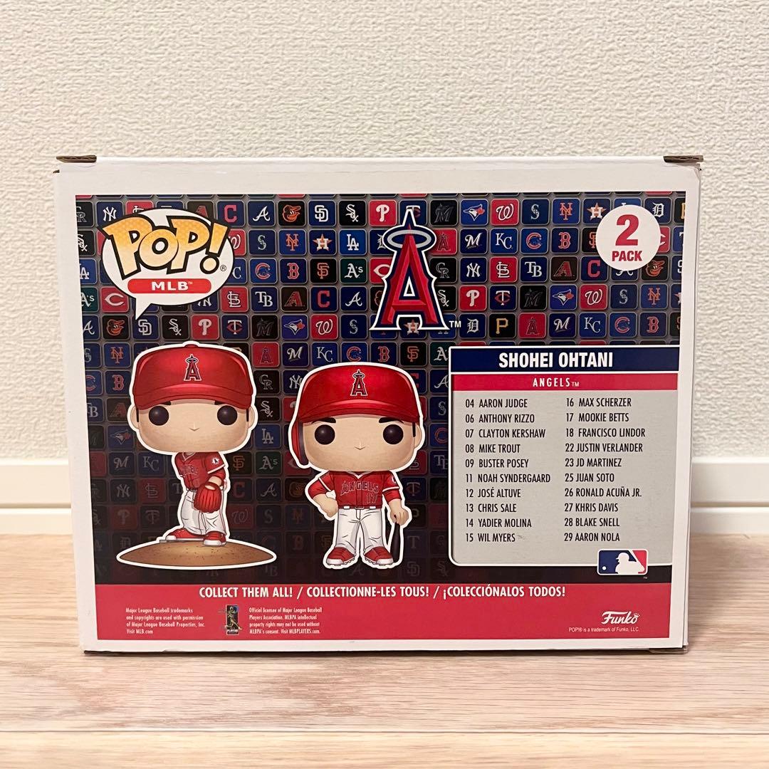 希少 大谷翔平選手 Funko Pop フィギュア ANGELS 赤ユニフォーム