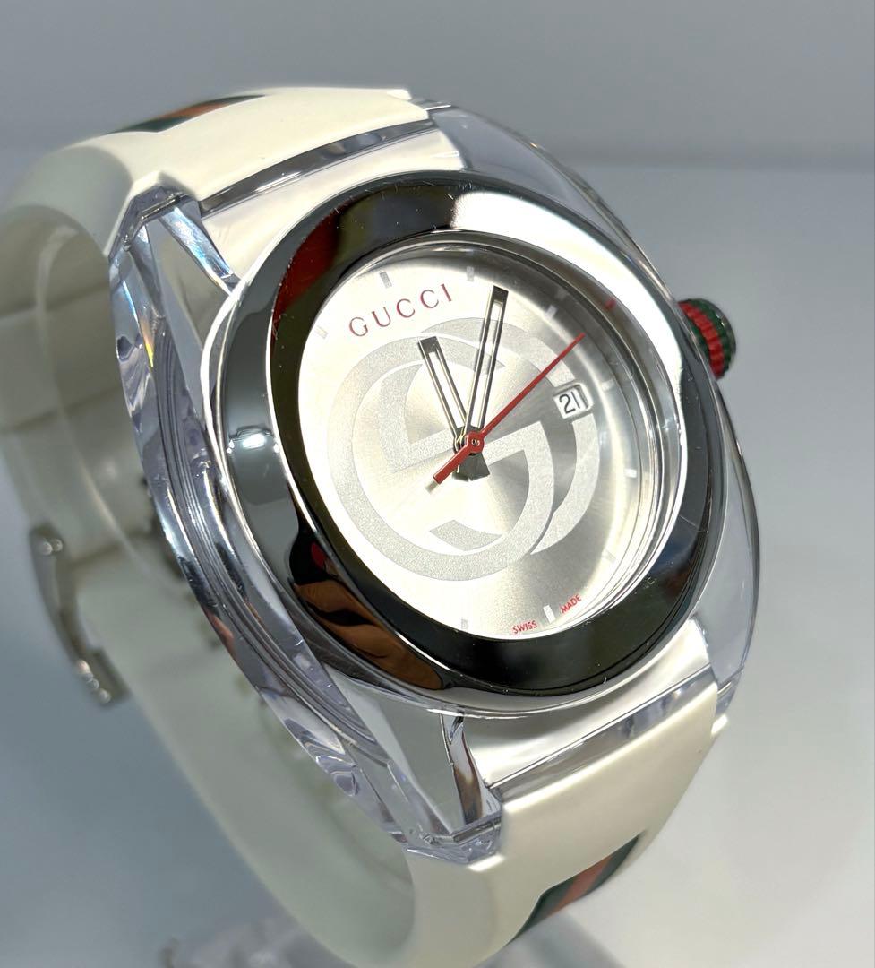 【新品電池】GUCCIグッチ SYNCシンク 137.1 メンズ腕時計