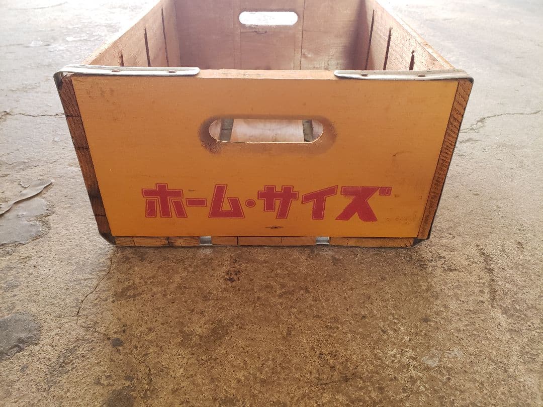 昭和レトロ コカコーラ Coca-Cola 木製ホームサイズ ボックス 木箱