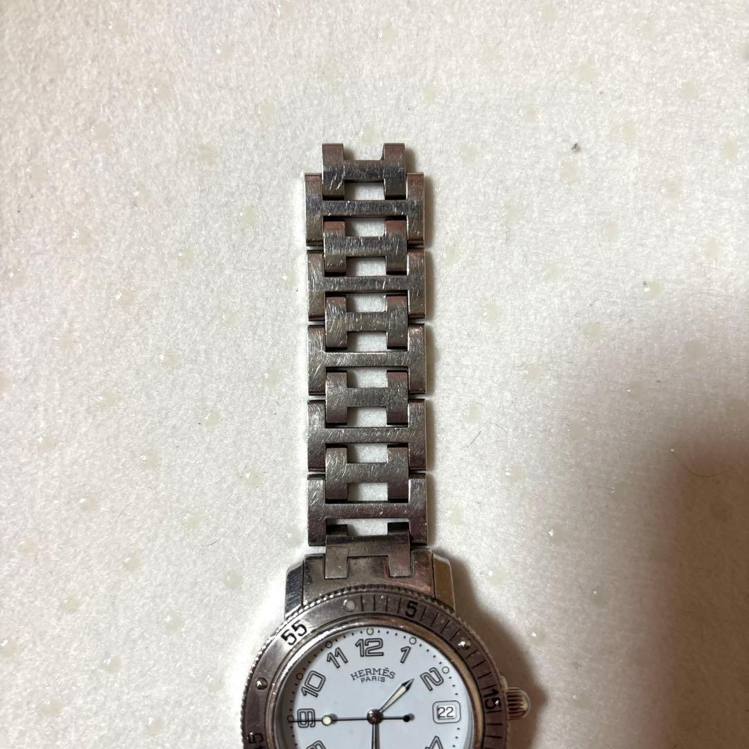 エルメス HERMES CL7.710 クリッパー ダイバー クォーツ メンズ