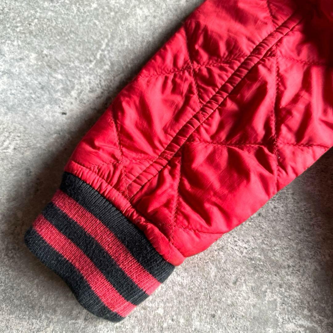 送料無料)バーバリー/キッズ/キルティング/ブルゾン/赤